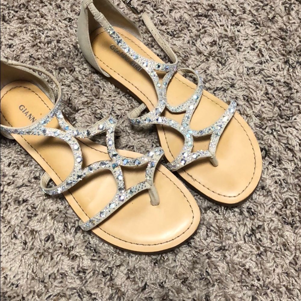 Formal nude sandals